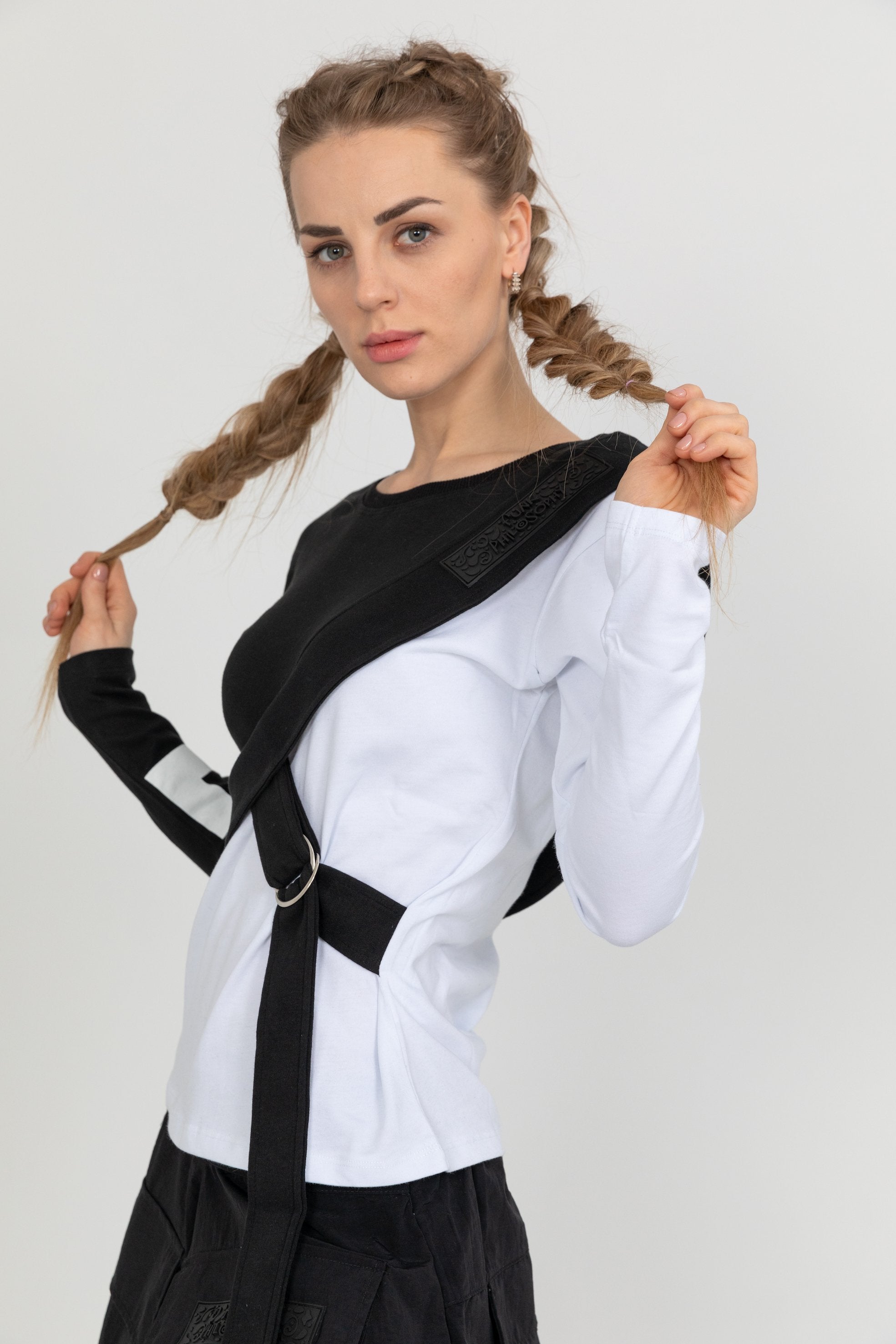 Belted Monochrome TOP 6007