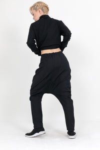 "ALL BLACK" Shirwal with Two Pockets 4007